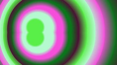 Pembe ve Yeşil ile Soyut Dairesel Gradyan