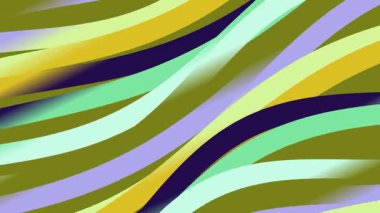 Gradyan Renkleriyle Soyut Dalga Çizgileri Arkaplanı