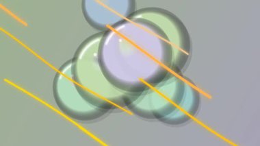 Satır Arkaplanlı Soyut Kabarcıklar