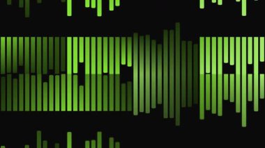 Siyah Arkaplanda Soyut Yeşil Dikey Çizgiler