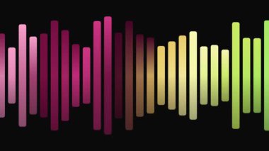 Siyah Arkaplanda Renkli Gradyan Çubukları