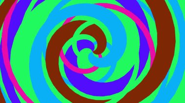 Canlı Soyut Girdap: Renkli ve Dinamik Arkaplan