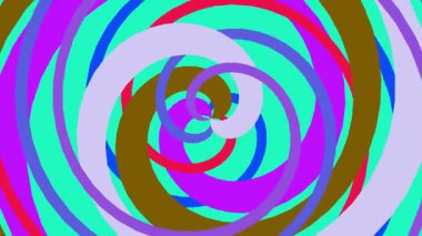 Colorful Abstract Swirl Design