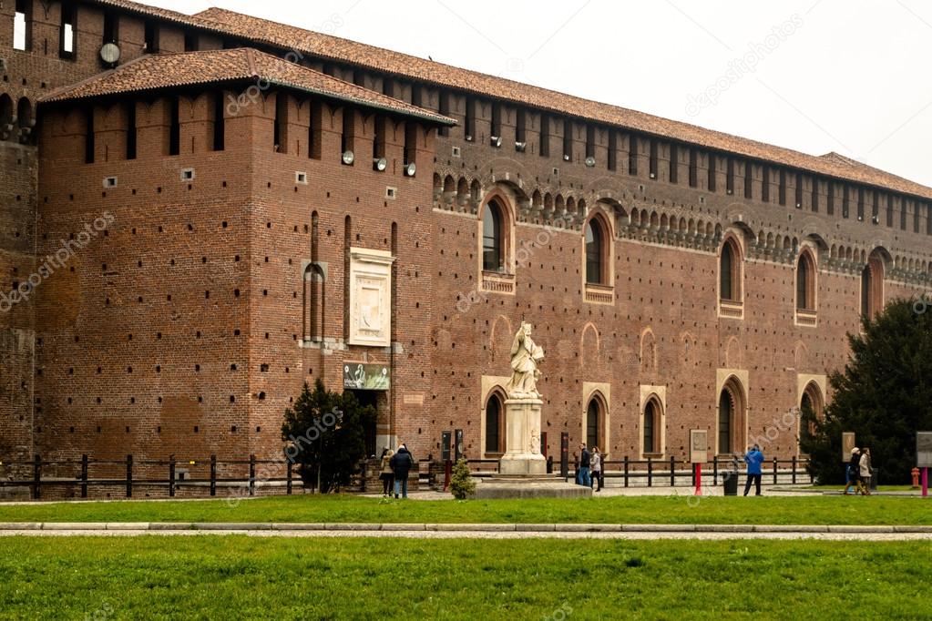 the Sforza Castle, Milan