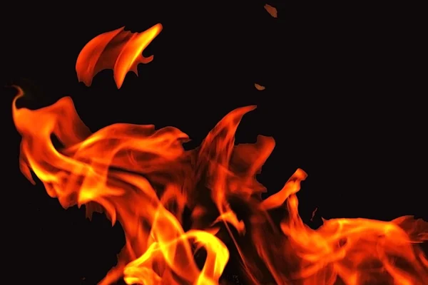 Alevler - arka plan bulanık