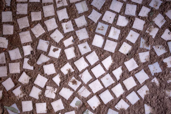 Texture Tiles Floor Mosaic Pieces — Stock Photo, Image