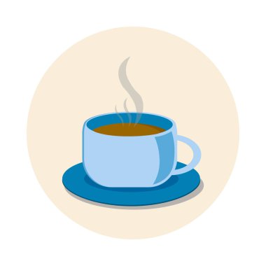 - Kahve. Bir fincan sıcak kahve. Yeşil kadehte sıcak ve canlandırıcı bir içecek.. 