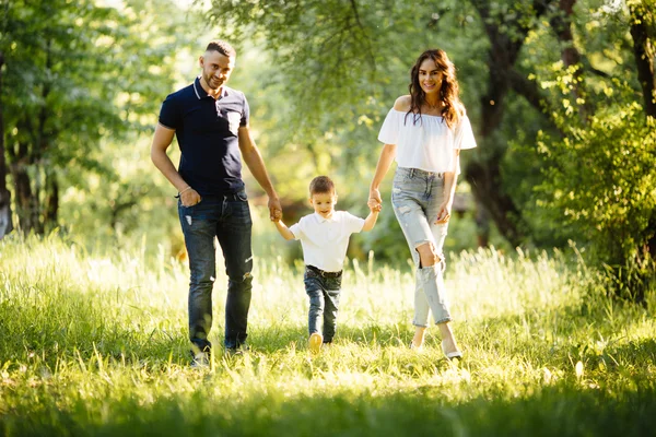 Père, mère et fils — Photo