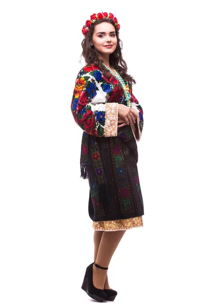 Woman in ukraine national dress — Stock Photo, Image