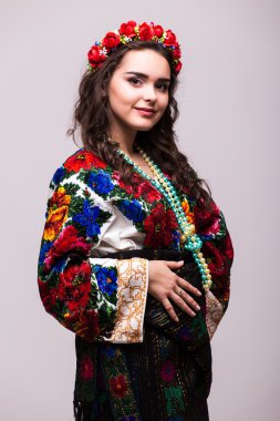 Ukrayna Ulusal elbiseli kadın