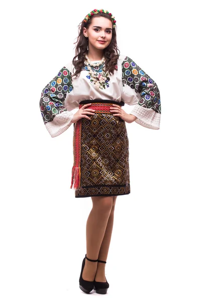 Woman in ukraine national dress — Stock Photo, Image