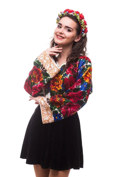 Ukrajna nemzeti ruhás nő — Stock Fotó