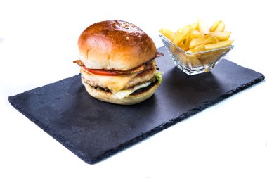 Lezzetli ızgara burger