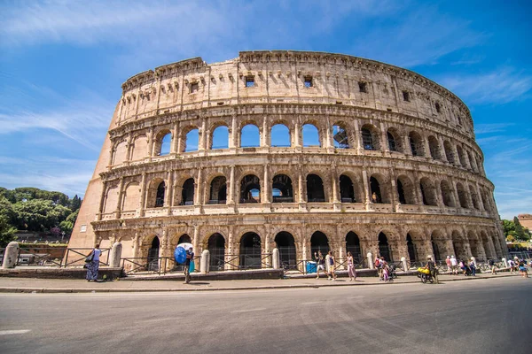 Rome Italy Juny 2021 Ancient Roman Coliseum Colosseum One Main — Stock Photo, Image