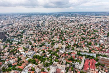 Bükreş Havacılık Görünümü Bükreş, Romanya. Romanya 'nın başkenti, sanayi ve finans merkezi 1459 yılında bahsi geçmektedir..