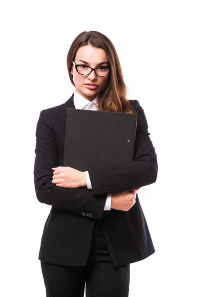 Zakenvrouw. geïsoleerd op witte achtergrond. — Stockfoto