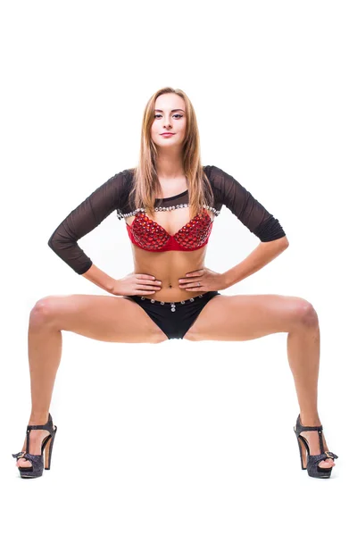 Bella ballerina donna sportiva — Foto Stock