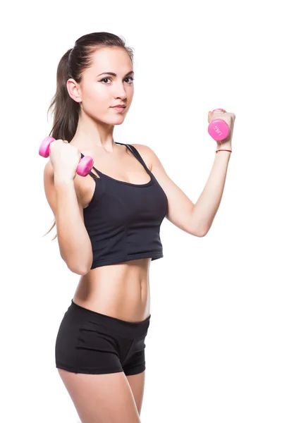 Fitness mujer hacer ejercicio —  Fotos de Stock