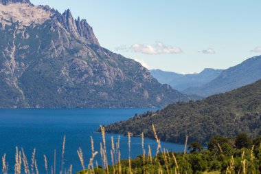 Patagonya Argentin Gölü Huechulafquen güzel sahne