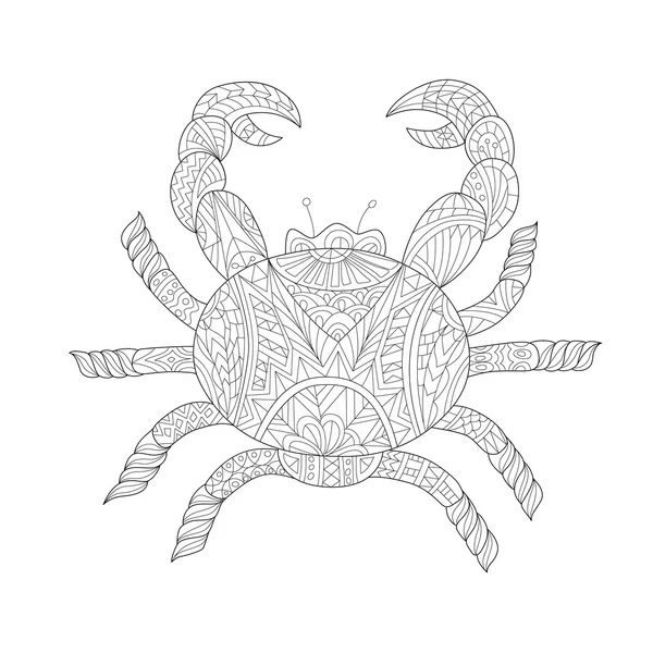 Horoscoop symbool kanker — Stockvector