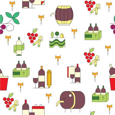 wine and vineyard elements