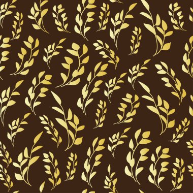 kesintisiz çiçek elle çizilmiş desen