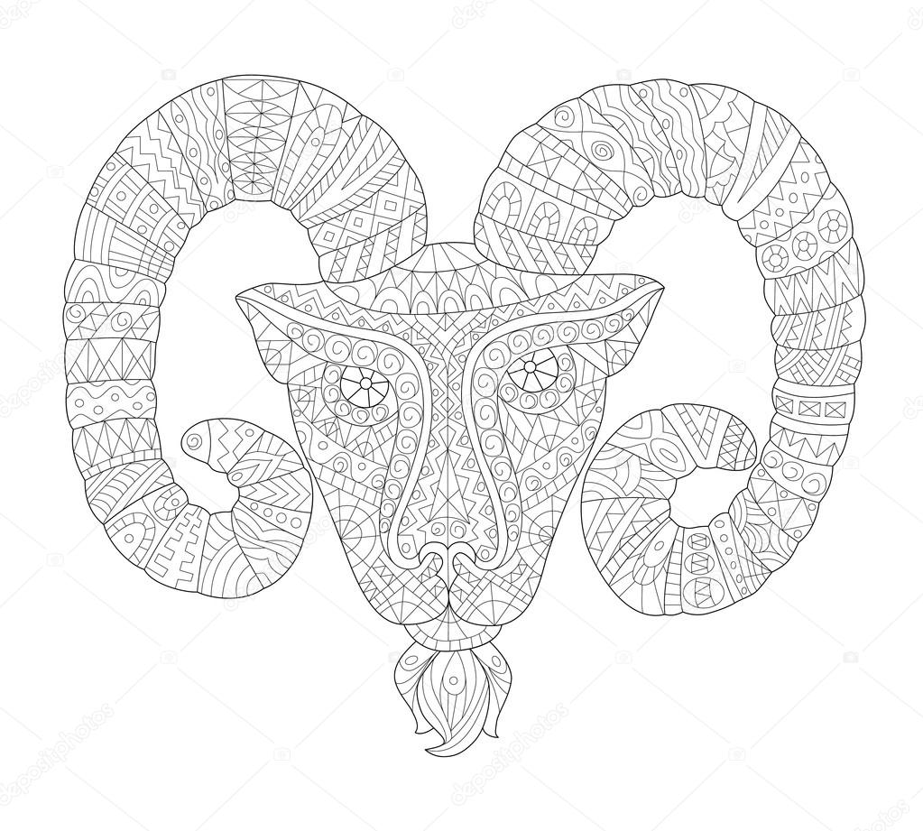 Hand-drawn Aries illustration Stock Vector Image by ©svitlana_samokhina ...