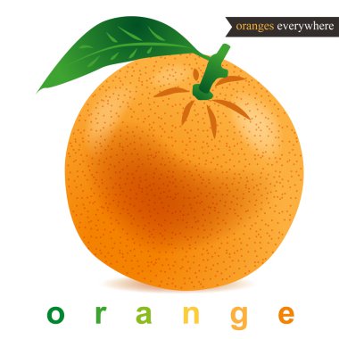 Kahvaltı için çok lezzetli turuncu.