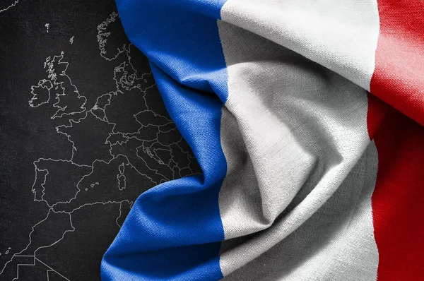Bandeira de France — Fotografia de Stock