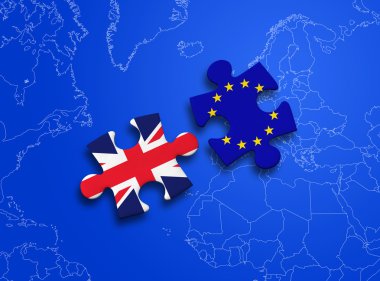 Puzzle European Union United Kingdom clipart