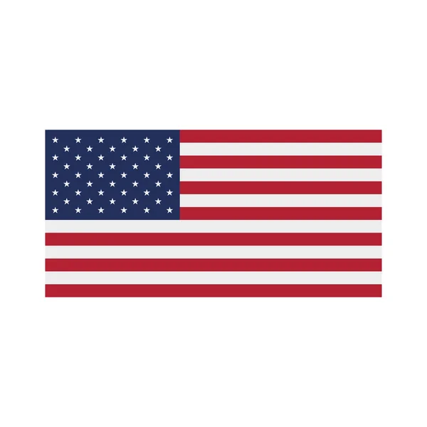 La bandiera USA . — Vettoriale Stock
