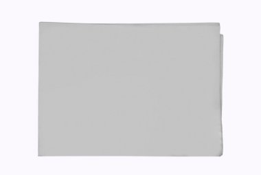 Mock-up gazete kapak üzerinde izole arka plan.