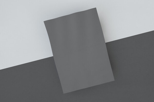 Mock up poster on dark background. 