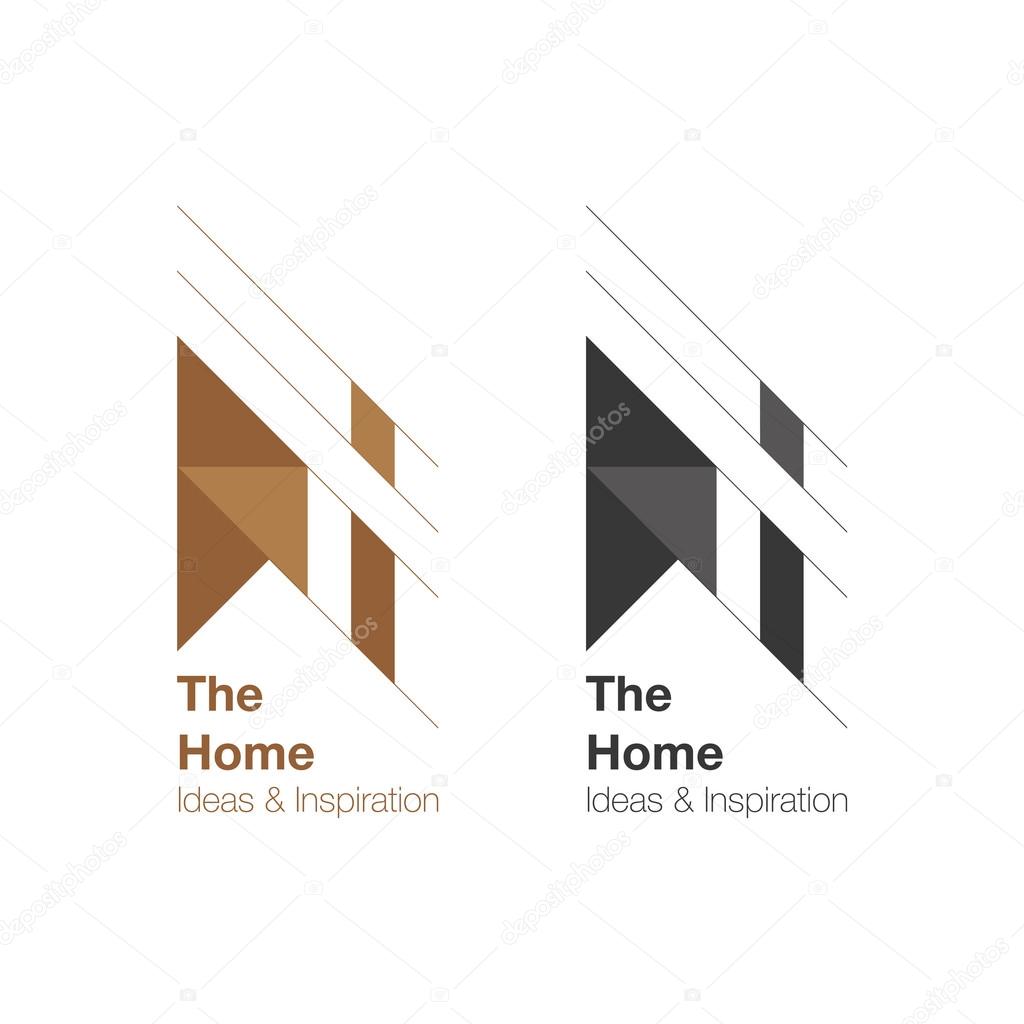 Vector logo template. Home ideas and inspiration