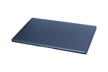 Beyaz arka plan üzerinde izole ince modern dizüstü