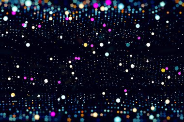 Mermilerle canlı renklerde soyut teknolojik arkaplan