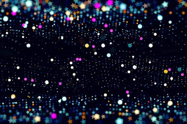 Mermilerle canlı renklerde soyut teknolojik arkaplan