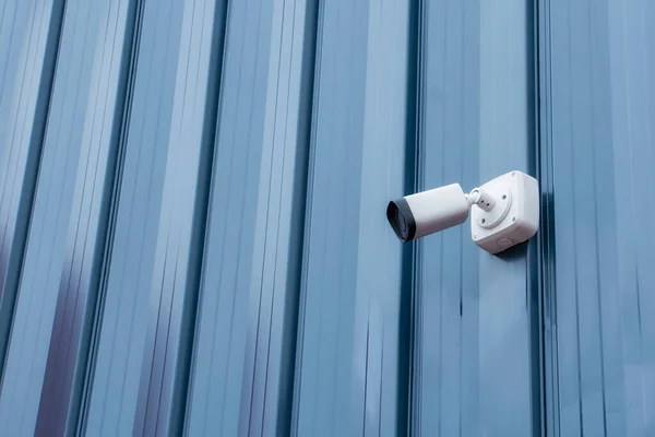 Monitoraggio Delle Telecamere Videocamera Videosorveglianza Esterna Protezione Degli Oggetti — Foto Stock