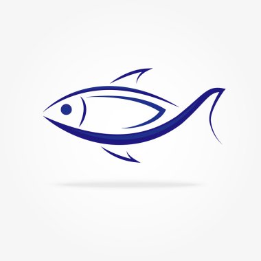 Mavi balık logosu