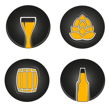 renkli bira simgeler