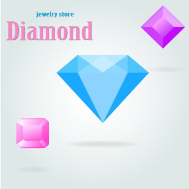 Güzel kızlar için parlak elmas