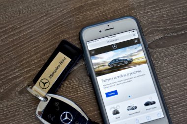 Apple iphone 6s ve Mercedes-Benz anahtar
