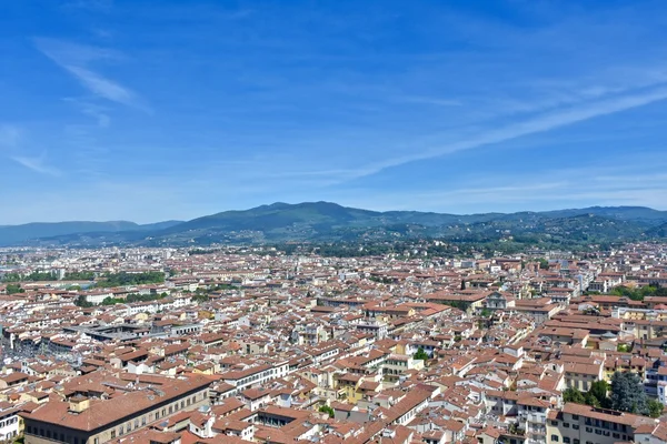 Дивлячись над Флоренції в Італії — стокове фото