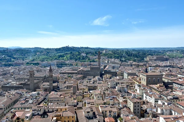 Looking out over the city of Florence in Italy — Stock Photo, Image