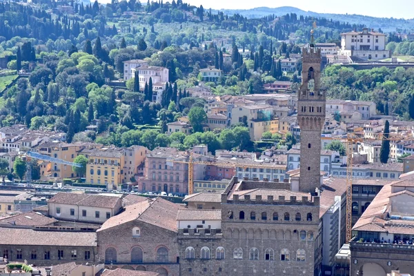 Looking out over the city of Florence in Italy — Stock Photo, Image