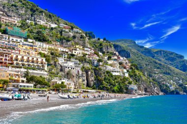 Positano İtalya'nın kıyı kenti