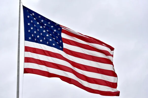 アメリカの国旗のクローズ アップ — ストック写真