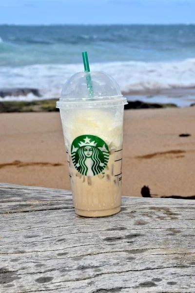 Starbucks kahve sahilde