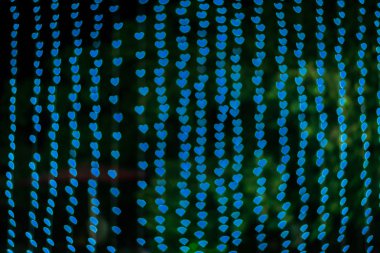 Kalp Bokeh, ufuk arka plan