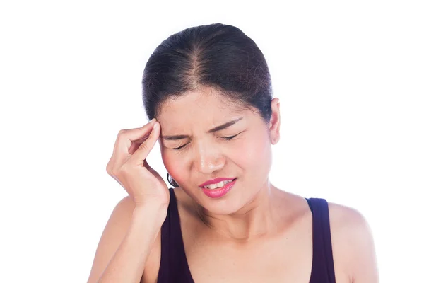 Young women sick and headache — Stock Photo, Image